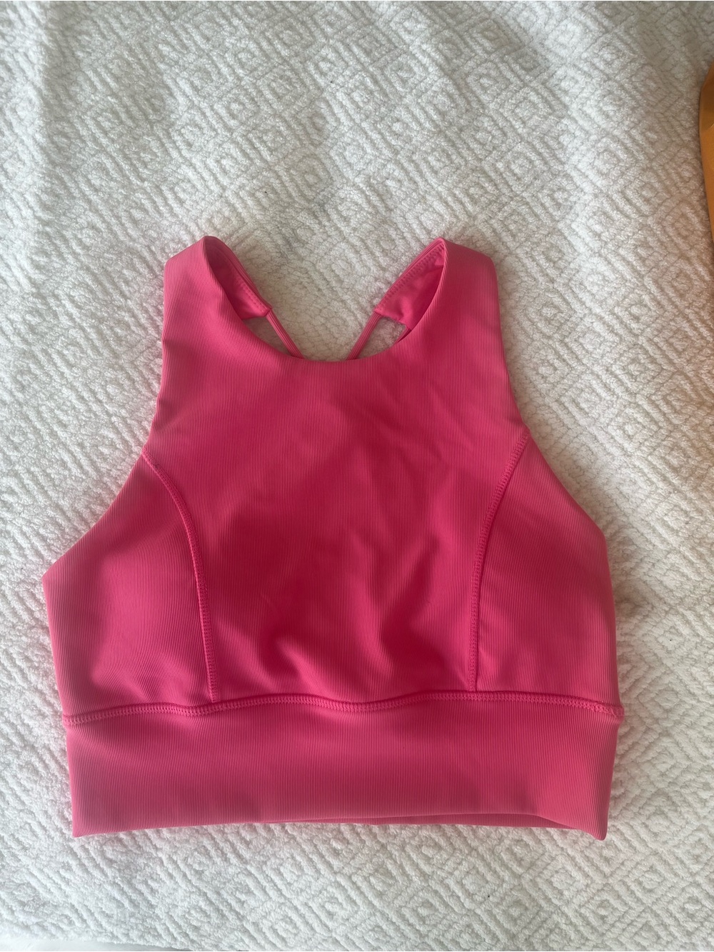 Kyodan Hot Pink High-Neck Sports Crop
